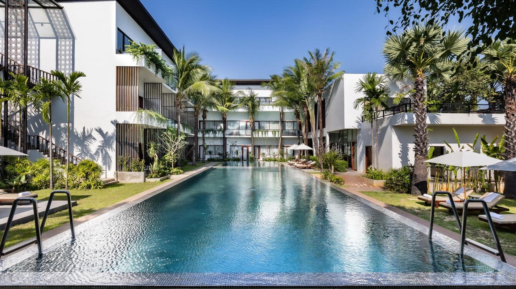 Shintana Saya La Maison Ciudad de Siem Riep Exterior foto The pool at the hotel
